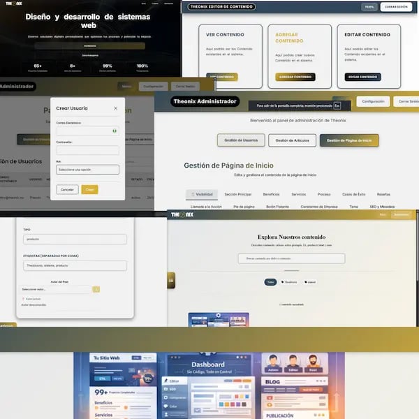 Theoblocks - Sistema de contenido web por bloques